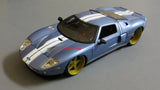 2005 Pearl Blue Ford GT 1/24 Scale Diecast Model by Jada