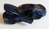 Dark Blue 2015 Ford Mustang GT 1/24 Scale Diecast Model