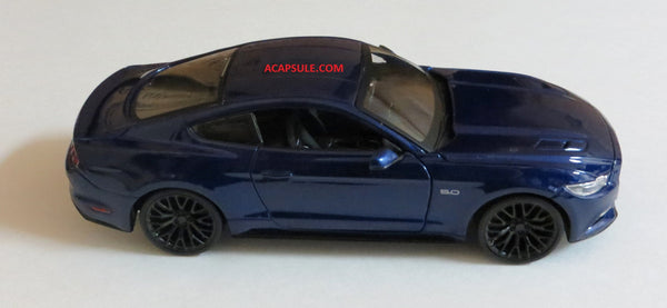 Dark Blue 2015 Ford Mustang GT 1/24 Scale Diecast Model
