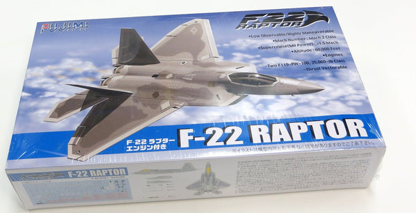 Fujimi F-22 Raptor 1/72 Scale Model Kit