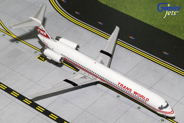 Gemini 200 Trans World Airlines TWA MD-82 1/200 Diecast Scale Model #G2TWA456 REG#N903TW