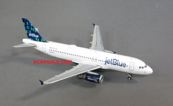 Gemini Jets Jetblue Airbus A320-200 (Hi-Rise Tail) 1/400 Diecast Model GJJBU1657 Reg N537JT