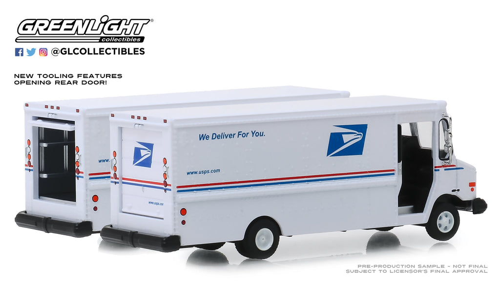 Greenlight HD Truck Series 17 1/64 Scale Diecast USPS 2019 Package Car –  Acapsule Toys and Gifts