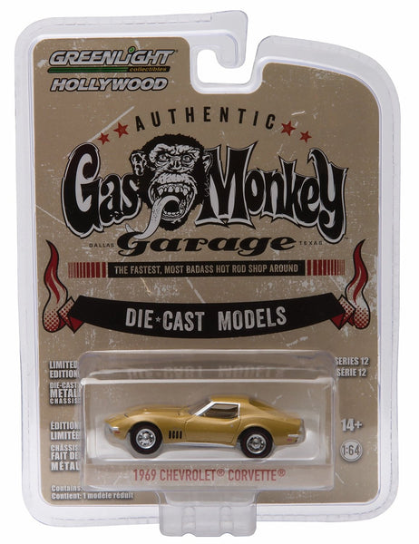 1969 Chevrolet Corvette from Gas Monkey Garage 1/64 Diecast