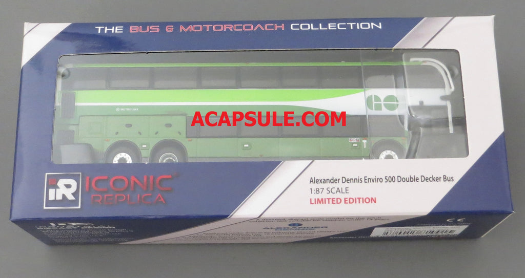 Go Bus Model GO Transit - 1/87 Scale Alexander Dennis Enviro 500 Double Decker Bus ...