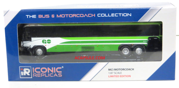Go Transit #2602 Route 16 to Union Station - 1/87 Scale MCI D4505 Motorcoach Diecast Model