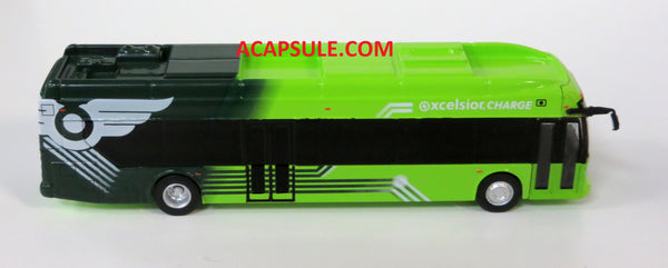 Green New Flyer Xcelsior Charge- 1/87 Scale Diecast Model Bus