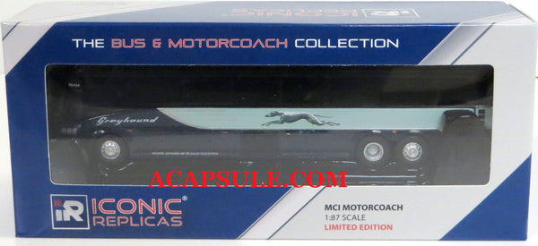 Greyhound 86306 to Dallas - 1/87 Scale MCI D4505 Motorcoach Diecast Model