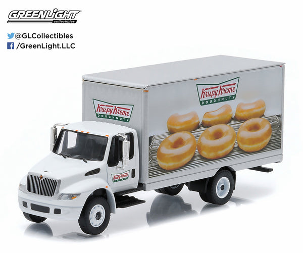 1/64 Diecast Krispy Kreme Donuts Delivery 2013 International Durastar Box Truck