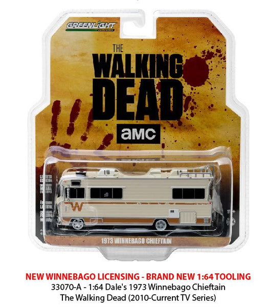 The Walking Dead 1973 Winnebago Chieftain 1/64 Diecast Model by Greenlight