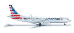 Herpa Wings New Livery American Airlines 737-800 1/500 Diecast Model HE526043