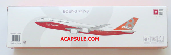 Hogan Boeing 747-8 Rollout Sunrise Livery 1/200 Scale Model w Gears & Stand