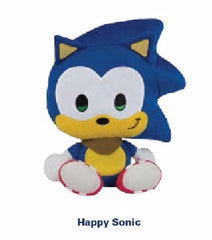 Tomy Happy Sonic Emoji Plush - 8 Inches