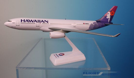 Flight Miniatures Hawaiian Airlines Airbus A330-200 1/200 Scale Model with Stand