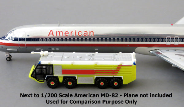 Herpa Scenix Airport Fire Truck Lime Green 1/200 Scale