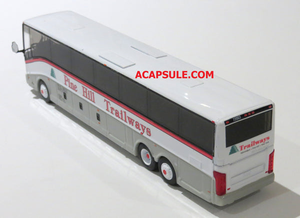 Pine Hill Trailways 1/87 Scale Van Hool CX45 Diecast Model Motorcoach Bus