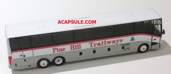 Pine Hill Trailways 1/87 Scale Van Hool CX45 Diecast Model Motorcoach Bus