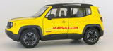 Yellow Jeep Renegade Trailhawk 1/24 Scale Diecast Model Car
