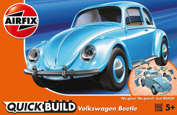 Volkswagen Beetle Light Blue Construction Toy