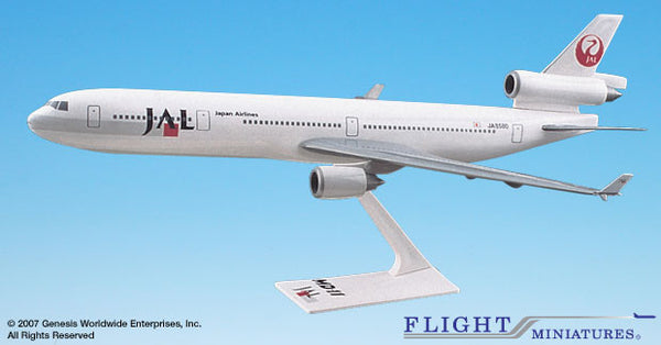 Flight Miniatures Japan Airlines JAL MD11 1/200 Scale Model with Stand