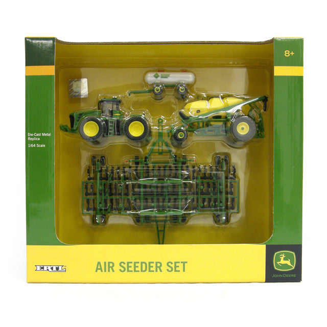 John Deere Air Seeder Commodity Cart 9530 4WD Tractor Anhydrous Tank Set  1/64 Scale