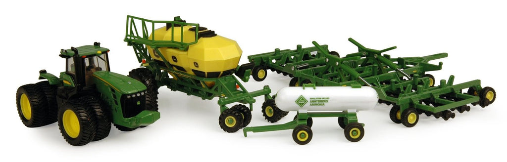 John Deere Air Seeder Commodity Cart 9530 4WD Tractor Anhydrous Tank Set  1/64 Scale