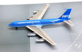 Jet-X Braniff Airways Boeing 720 Blue Diecast Model 1/400 Scale w Stand