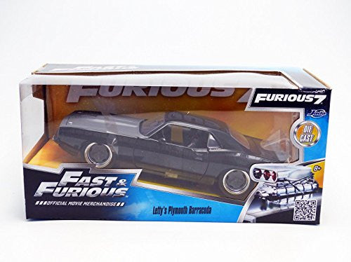 Fast and Furious Letty's Plymouth Barracuda 1/24 Scale Diecast Model