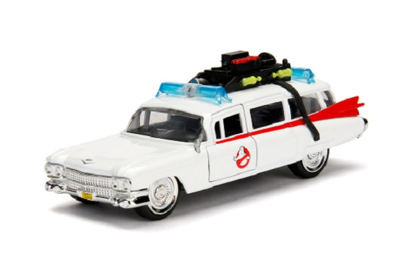 Jada Ghostbusters ECTO-1 5 Inches 1/32 Scale Diecast Model with Window Box