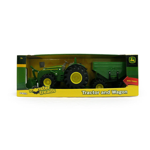John deere monster treads tractor with wagon outlet