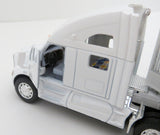 Kenworth T700 Tractor with White Trailer 1/68 Scale Toy Truck