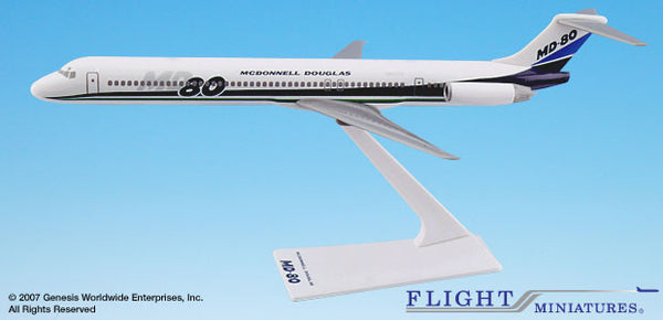 Flight Miniatures McDonnell Douglas Demo MD-80 1/200 Scale Model with Stand
