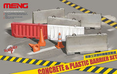 Concrete & Plastic Barrier Set 1/35 Model Kit