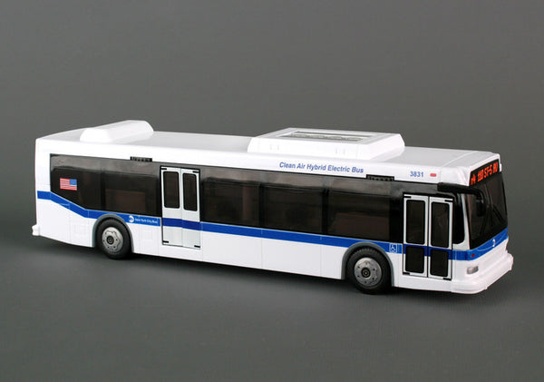New York City MTA Hybrid Bus With Opening Doors 11 Inches long