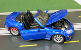 Blue Mazda MX 5 1/24 Scale Diecast Model