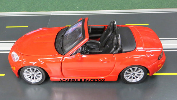 Red Mazda MX 5 1/24 Scale Diecast Model
