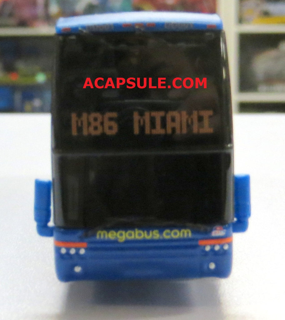 Megabus Bus Model Megabus M86 to Miami - 1/87 Scale Van Hool TDX Double Decker Bus Model ...