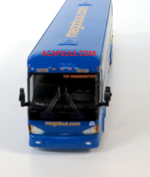 Megabus M21 to Washington - 1/87 Scale MCI D4505 Motorcoach Diecast Model