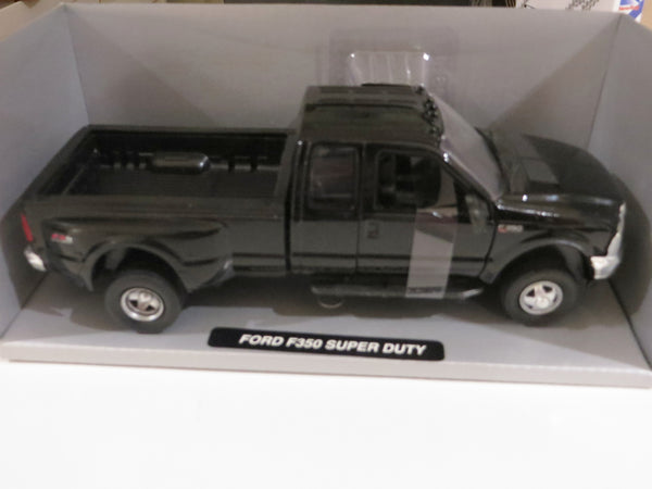 Black New Ray 1/32 Scale Ford F-350 Super Duty Pick Up Diecast-Plastic Model Toy