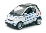 NYPD Diecast Smart Fortwo Car 1/24 Scale