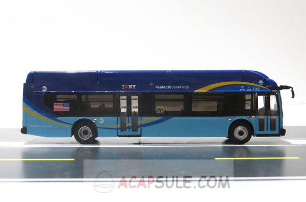 New York City Transit Bx6 Hunts Point Select Service 1/87 Scale New Flyer Xcelsior Transit Bus