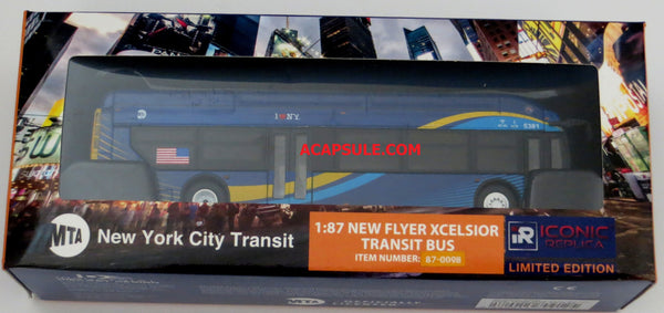 New York City Transit M4 to Penn Station 1/87 Scale New Flyer Xcelsior Transit Bus