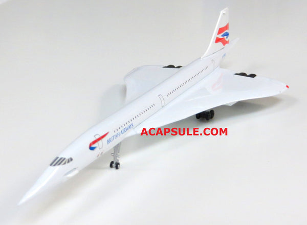 British Airways Concorde 1/350 Diecast Model with Stand Reg. G-BOAD