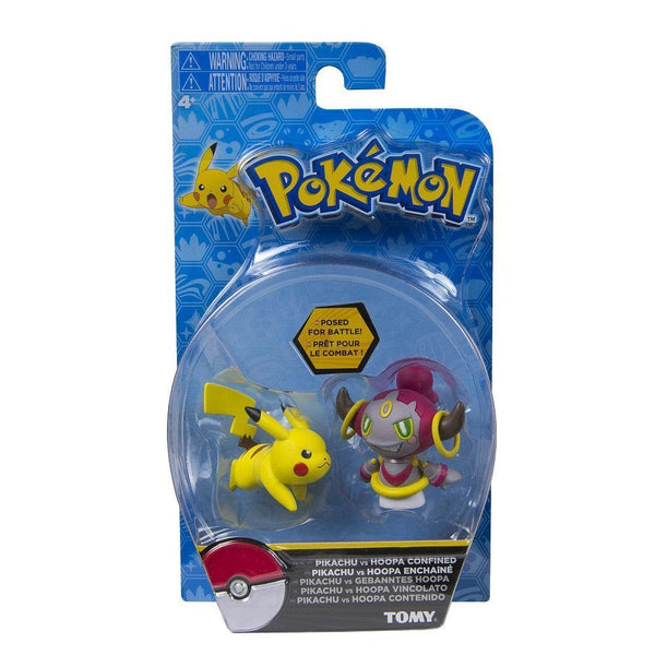 Tomy Pokemon Action Pose 2 Pack Pikachu vs Hoopa Confined
