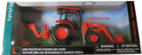 1/18 Scale Kubota L6060 Tractor with Backhoe and Loader with Lights and Sound