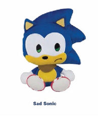 Tomy Sad Sonic Emoji Plush - 8 Inches