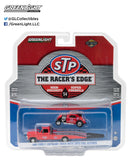 STP The Racer's Edge Ford F-350 Ramp Truck and Topo Car 1/64 Diecast Model by Greenlight