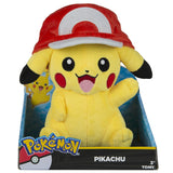 Large Pikachu with Ash's Hat Plush - 10 Inches tall