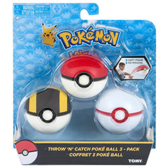 Pokemon Throw 'N' Catch Poké Ball 3 Pack