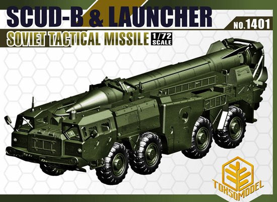Toxso Model 1/72 Scale Soviet Tactical Missile SCUD-B & Launcher